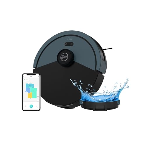 Hoover Robot Aspirapolvere e lavapavimenti HG4 HYDRO, potenza 4000 Pa, navigazione laser, Wi-Fi,...