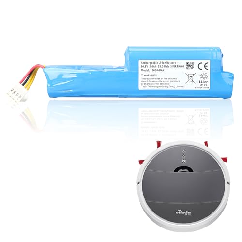 Batteria sostitutiva agli ioni di litio MXJFYY da 10,8 V, 2600 mAh, 28,08 Wh per aspirapolvere...