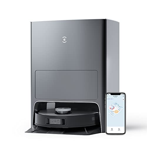 ECOVACS DEEBOT X1 OMNI, Robot aspirapolvere con funzione lavaggio, stazione di pulizia...