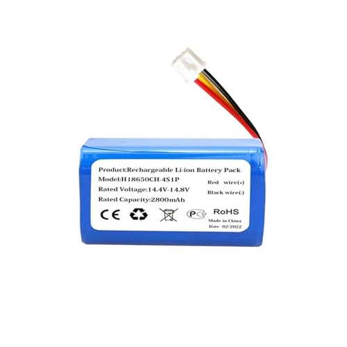 LWVQRERKH Batteria agli Ioni di Litio da 14,4 V 2800 mAh, Compatibile con Ikohs, Create Netbot S18...