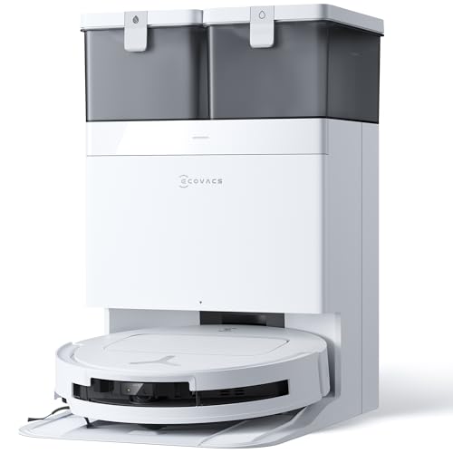 ECOVACS DEEBOT T50 OMNI Robot Aspirapolvere Lavapavimenti, (Migliorato da T30 PRO), 15000 Pa,...