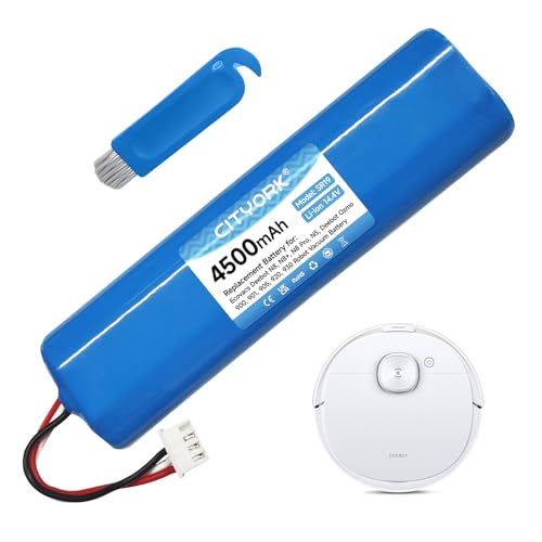 CITYORK 4500 mAh 14,4 V Batteria per Ecovacs Deebot N8, N8+, N8 Pro, N8 Pro+, N5 Home, Batteria di...