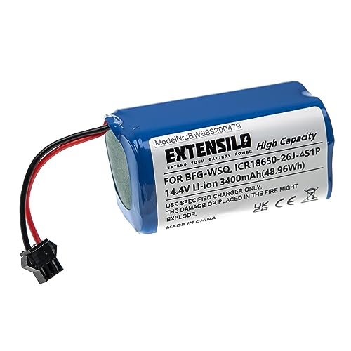 vhbw batteria sostituisce Proscenic CMICR18650F8M7-4S1P per home cleaner, blu (3400mAh, 14,4V,...