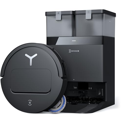 ECOVACS DEEBOT T50 PRO OMNI Robot Aspirapolvere Lavapavimenti, (Migliorato da T30 PRO), 15000 Pa,...