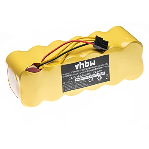 vhbw 1x batteria compatibile con Haier SWR-T321, SWR-T322, SWR-T325, SWR-T320 home cleaner (3000mAh,...