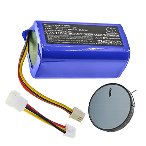 Cameron Sino Nuova 2600mAh Batteria Ricambio per Proscenic 800T, 820T, 830T, 820S, PR-800T, PR-820T,...