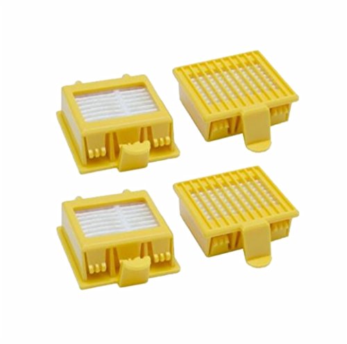 KIT MEDIUM 4 FILTRI HEPA COMPATIBILE CON IROBOT ROOMBA SERIE 760 765 770 775 780 790