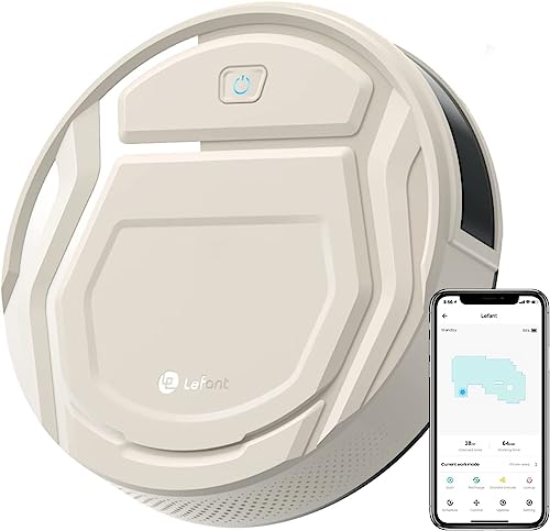 Lefant Robot Aspirapolvere con 2200Pa,120 Minuti,Senza Grovigli, Ultra Sottile,Wi-Fi/App/Alexa,...