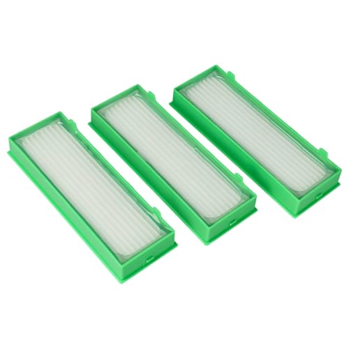 vhbw set 3x filtri compatibile con Vorwerk Folletto VR200, VR-200, VR300, VR-300 Aspirapolvere -...