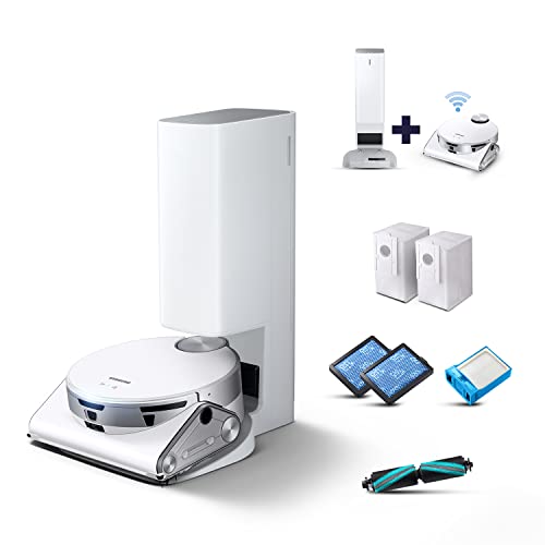 Samsung Jet Bot AI+ VR50T95735W/WA, Aspirapolvere Robot con telecamera, Wifi, Riconoscimento...