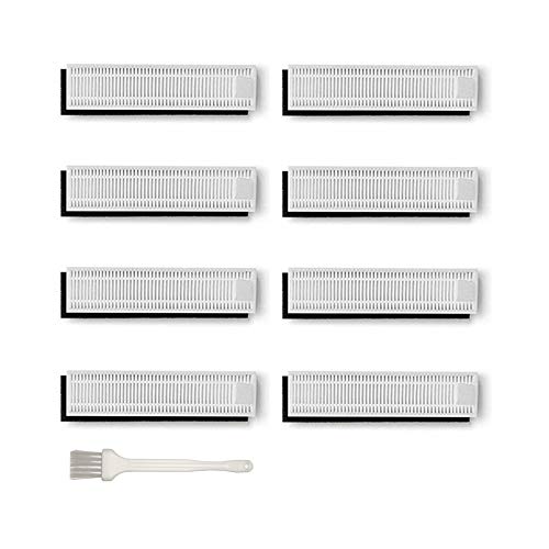 HEPA Filtri di ricambio per Ecovacs Robotics Deebot Slim/Slim2-8 Hepa Filters + 8 filtri in schiuma