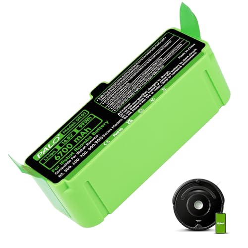 6700mAh Batteria di Ricambio per IRobot Roomba 900/800/700/600/500 Series – Compatibile Roomba 980...