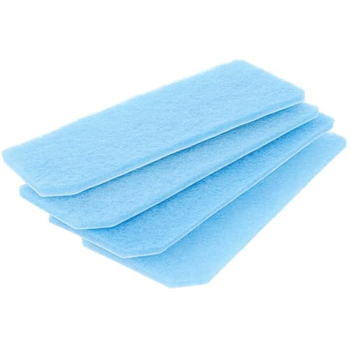vhbw 4x filtro compatibile con Miele Scout RX-1 aspirapolvere - Filtro aria di scarico, blu/bianco