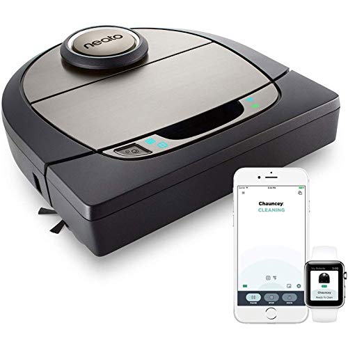 Neato Robotics D7 Robot Aspirapolvere Intelligente, Compatibile con Alexa, con Stazione di Ricarica,...