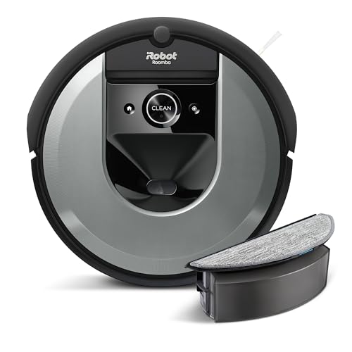 iRobot Roomba Combo i8 Robot Aspirapolvere Lavapavimenti, Memorizza la Planimetria della Casa,...