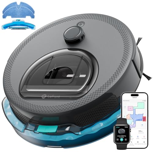 LEFANT M330Pro Robot Aspirapolvere Lavapavimenti con Mappatura, Navigazione dToF, Zona vietata,...