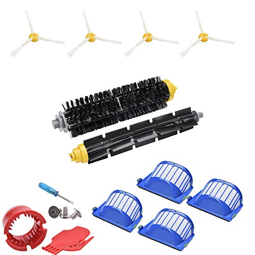 Kit accessori di ricambio compatibili SOLO con iRobot Roomba 645 655 675 676 677 spazzola rullo...