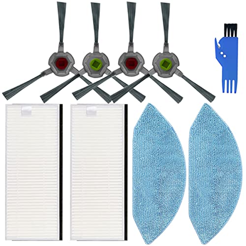 QAQGEAR Kit Parti di Ricambio per Ecovacs Deebot U2 DGN22 U2 PRO Robot Aspirapolvere, Kit Accessori...