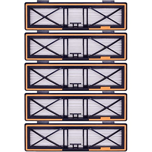Neutop Filtri HEPA H13 di ricambio arancioni compatibili con Neato D10, D9, D8, D7, D6, D5, D4, D3,...