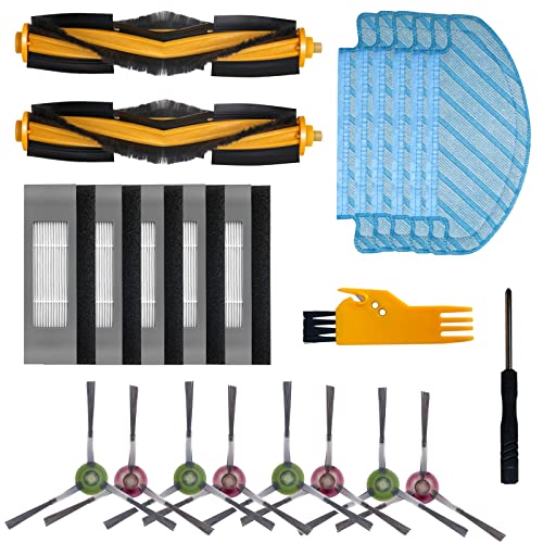 22PCS Accessori per Ecovacs Deebot N8/+/Pro/Pro+ OZMO T8/T8+AIVI/AIVI+T8 Pure/T9/T9+ Ricambi per...