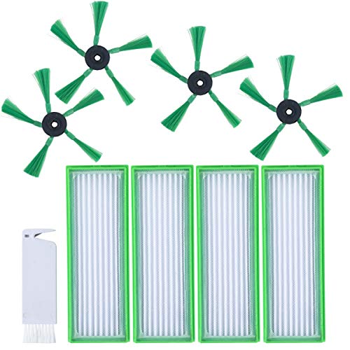LAOYE Kit di Accessori di Ricambio per Aspirapolvere Vorwerk Kobold VR200 VR300 con 4 Spazzole...